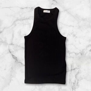 Anine Bing Classic Black Tank